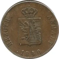 3 Pfennige - Alexander Charles Joint Coinage