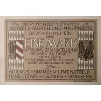 1 Mark Notgeld-Ausstellung