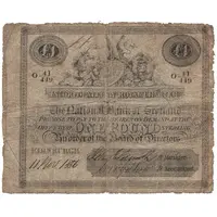 1 Pound National Bank of Scotland