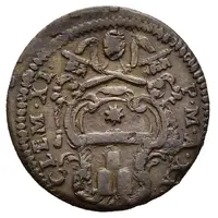 1 Quattrino - Clement XI St. Peter