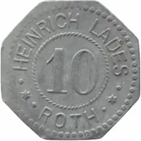 10 Pfennig - Roth Heinrich Lades
