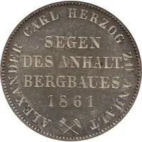 1 Vereinsthaler - Alexander Charles Ausbeute