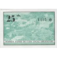 25 Céntimos Cervià de Ter