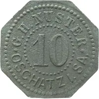10 Pfennigs - Oschatz G.H. Nuster