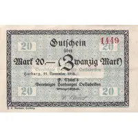 20 Mark F. Thörl's Vereinigte Harburger Oelfabriken