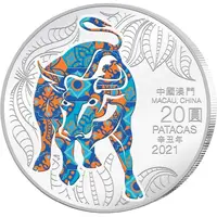20 Patacas Year of the Ox