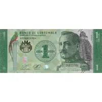 1 Quetzal - 100 Years of the Quetzal Currency