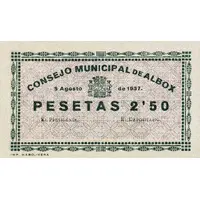 2.50 Pesetas Albox