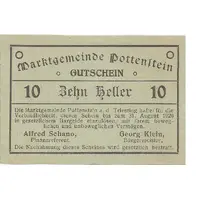10 Heller Pottenstein