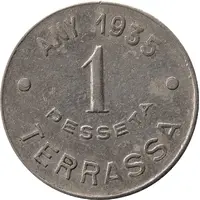 1 Peseta - Cooperativa Familiar Obrera