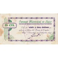 25 Céntimos Lújar