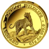20 Shillings Leopard, Gold