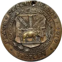 Medal - Peace Celebrations 1919 Bulawayo