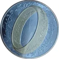 Medal - 1 Ring - Elizabeth II 4th Portrait, The Lord of the rings