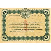 1 Franc - Chambre de Commerce d'Evreux 27