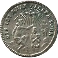 Nürnberg Kerzendreier 3 candle baptismal token