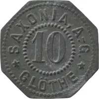 10 Pfennig - Glöthe Saxonia AG