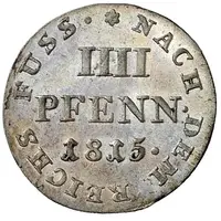 4 Pfennig - George III