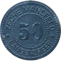 50 Pfennig - Langendreer Zeche Mansfeld