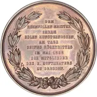 Medal - Resignation of actor Emil Devrient