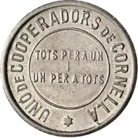 1 Peseta - Unió de Cooperadors de Cornellá