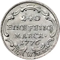 5 Kreuzer - Charles Alexander of Lothringen Konventionskreuzer