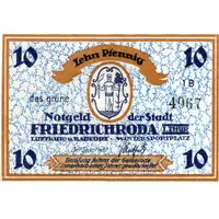 10 Pfennig Issue 1B - das grüne