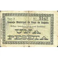 1 Peseta Beas de Segura