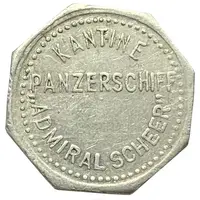 10 Pfennig - Admiral Scheer Kantinengeld