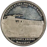 Medal - Victoria Victoria Bridge, white metal