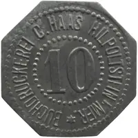 10 Pfennig - Hilpoltstein Buchdruckerei C. Haas