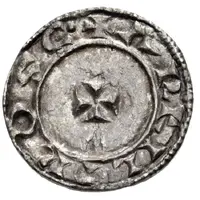 1 Penning - Canute IV Short cross