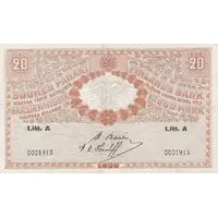 20 Markkaa, Litt. A 1918