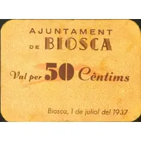 50 Céntimos Biosca