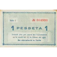 1 Peseta Valls