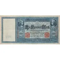 100 Mark Reichsbanknote, red seals