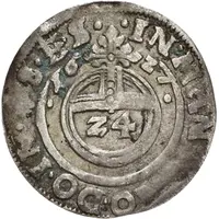 1 Groschen - Volrat VI, Wolfgang III and John George II Zwittergroschen