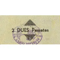 2 Pesetas La Selva del Camp