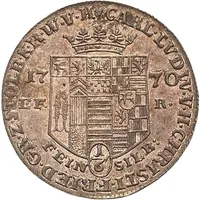 ⅙ Thaler - Charles Louis and Henry Christian Frederick