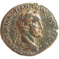 Æ24 - Antoninus Pius Φ ϹΑΜΟϹΑΤ ΙΕΡ ΑϹΥ ΑΥΤΟΝΟ ΜΗΤΡΟ ΚΟΜ