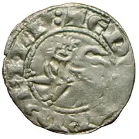 Denier with leopard - Edward I