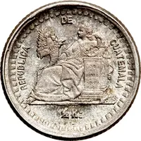 1/2 Real Default Category Coins Americas Guatemala