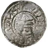 Denier - Lothair II and Emma