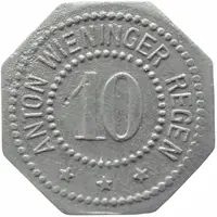 10 Pfennig - Regen Anton Wieninger