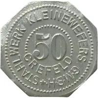50 Pfennigs - Crefeld Stahlwerk Kleinewefers G.M.B.H.