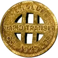 1/2 Fare - Honolulu Rapid Transit Co. Honolulu, Hawaii