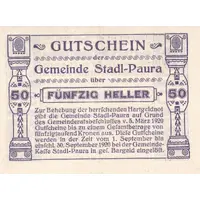 50 Heller Stadl-Paura
