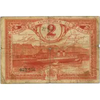 2 Francs - Chambre de Commerce de Dieppe 76