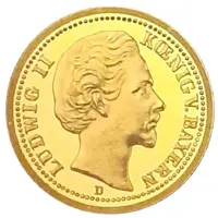 20 Mark - Ludwig II Bavaria, Restrike