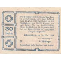 30 Heller Allerheiligen
